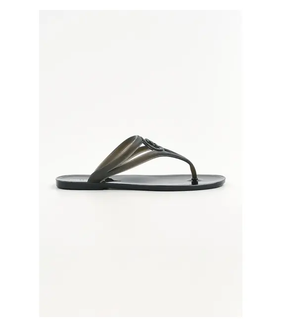 Σαγιονάρες Karl Lagerfeld JELLY THONG χρώμα: μαύρο, KL80007A