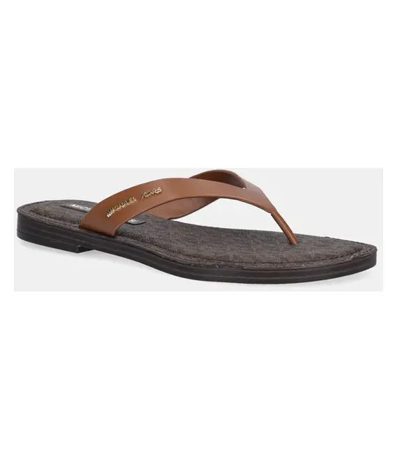 Σαγιονάρες MICHAEL Michael Kors Koko χρώμα: καφέ, 40S5KOFA2L.230