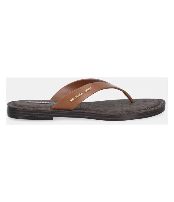 Σαγιονάρες MICHAEL Michael Kors Koko χρώμα: καφέ, 40S5KOFA2L.230