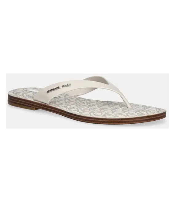 Σαγιονάρες MICHAEL Michael Kors Koko χρώμα: μπεζ, 40S5KOFA2L.289