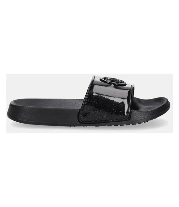 Παντόφλες U.S. Polo Assn. IVY χρώμα: μαύρο, IVY002W/5Y2