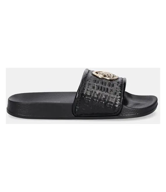 Παντόφλες U.S. Polo Assn. IVY χρώμα: μαύρο, IVY002W/5Y3
