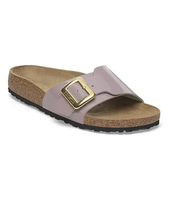 Παντόφλες Birkenstock Catalina Patent Cushion Buckle χρώμα: μοβ, 1029389
