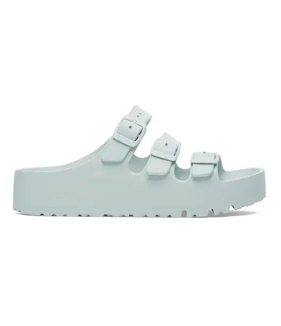 Παντόφλες Birkenstock Florida III Flex Platform EVA χρώμα: τιρκουάζ, 1029736