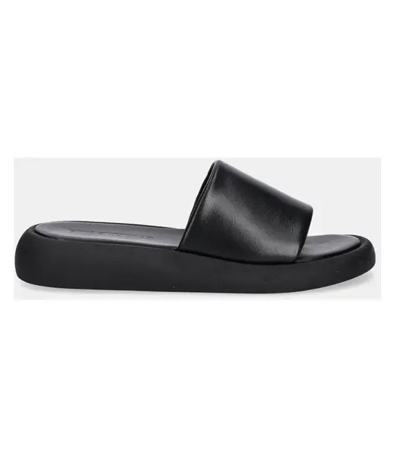 Δερμάτινες παντόφλες Copenhagen Leather γυναικείες, χρώμα: μαύρο, CPH773