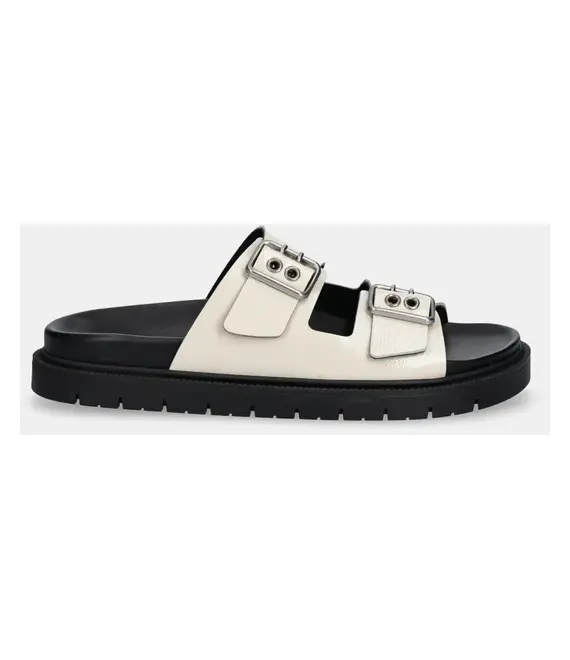 Παντόφλες σουέτ Copenhagen Suede γυναικείες, χρώμα: μπεζ, CPH796