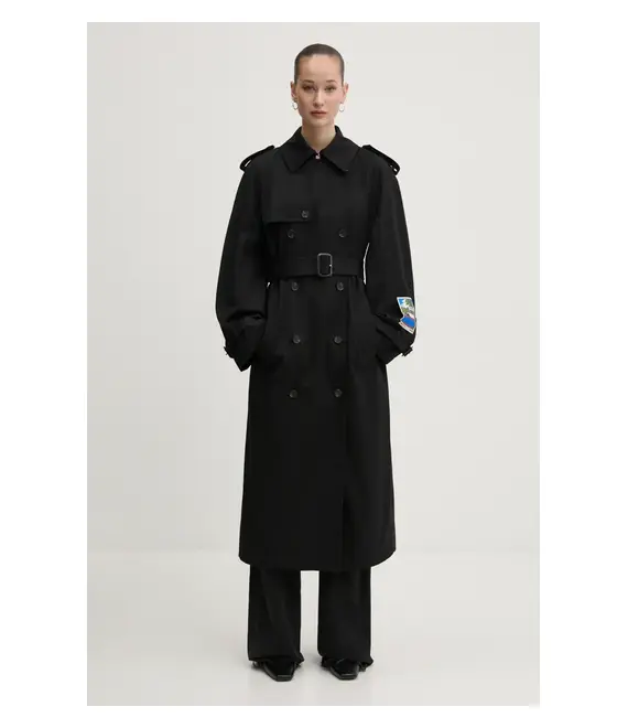 Καμπαρντίνα MSGM χρώμα: μαύρο, 3841MDC02.257138