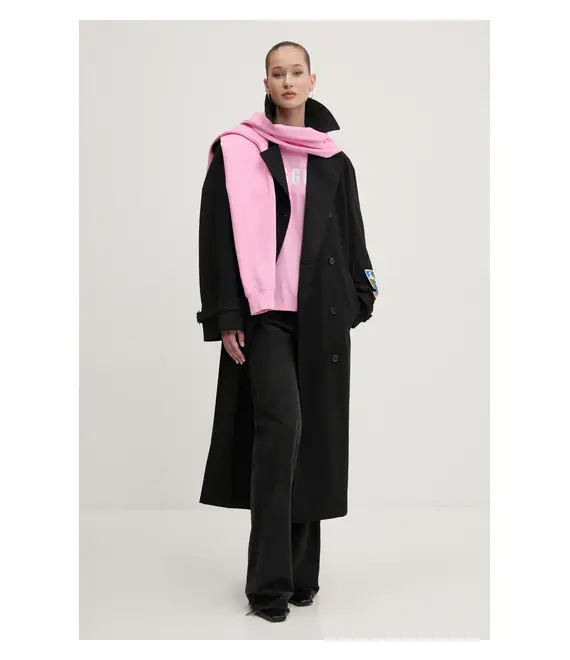 Καμπαρντίνα MSGM χρώμα: μαύρο, 3841MDC02.257138