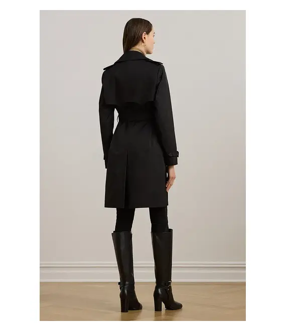 Καμπαρντίνα Lauren Ralph Lauren χρώμα: μαύρο, 297967122