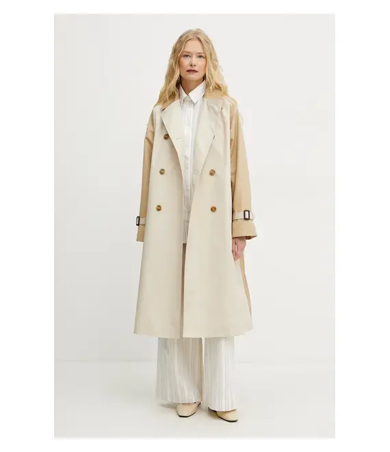 Καμπαρντίνα διπλής όψης Weekend Max Mara χρώμα: μπεζ, 2515021011600