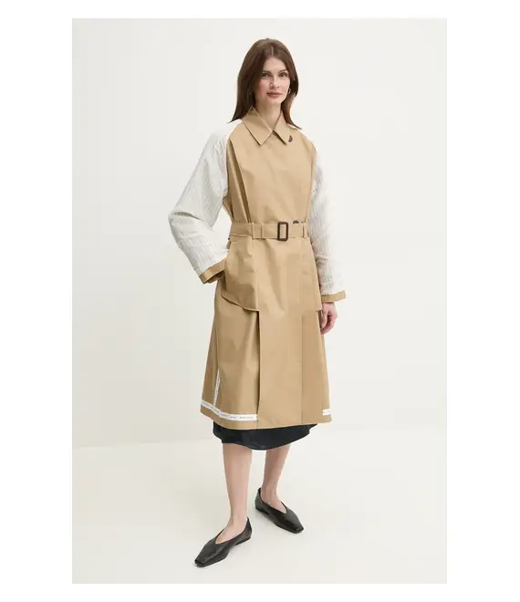 Καμπαρντίνα διπλής όψης Weekend Max Mara χρώμα: μπεζ, 2515021011600
