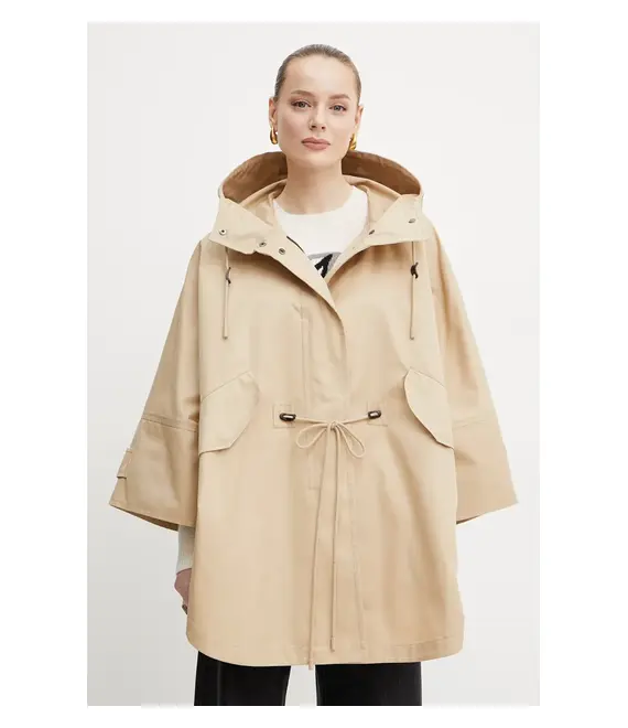 Παρκά Weekend Max Mara χρώμα: μπεζ, 2515021051600