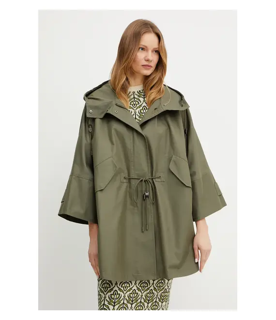 Παρκά Weekend Max Mara χρώμα: πράσινο, 2515021051600