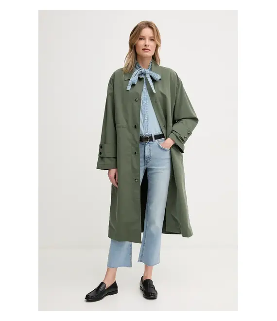 Καμπαρντίνα United Colors of Benetton χρώμα: πράσινο, 241XDN07I