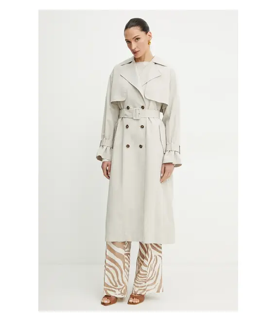 Καμπαρντίνα Guess AMIRA χρώμα: μπεζ, W5GL33 WHAE2
