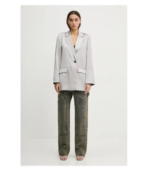 Σακάκι Karl Lagerfeld Jeans χρώμα: γκρι, A1W14041