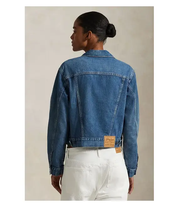 Τζιν μπουφάν Polo Ralph Lauren χρώμα: μπλε, 211969408