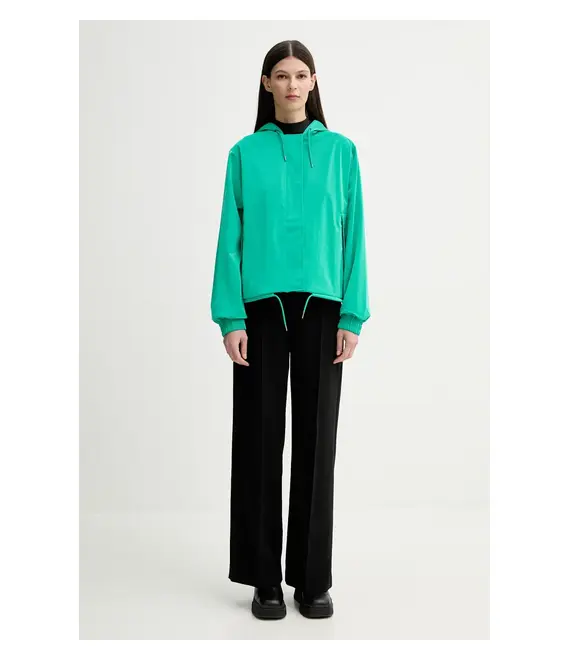 Μπουφάν Rains String W Jacket W3 χρώμα: πράσινο, 18040