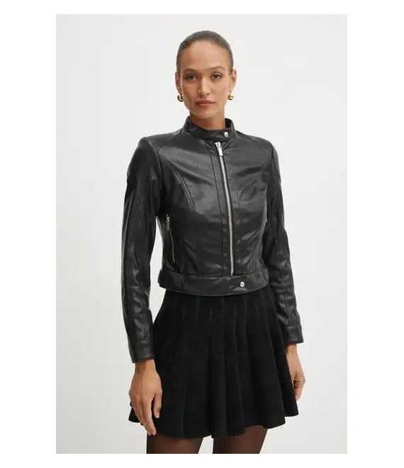 Μπουφάν Marciano Guess SASHA χρώμα: μαύρο, 5RGL12 7255A