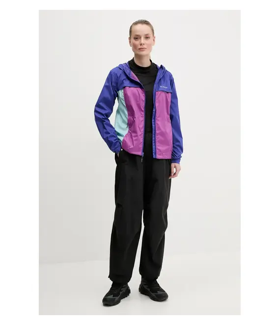 Μπουφάν Columbia Crested Canyon Windbreaker χρώμα: μπλε, 2116481