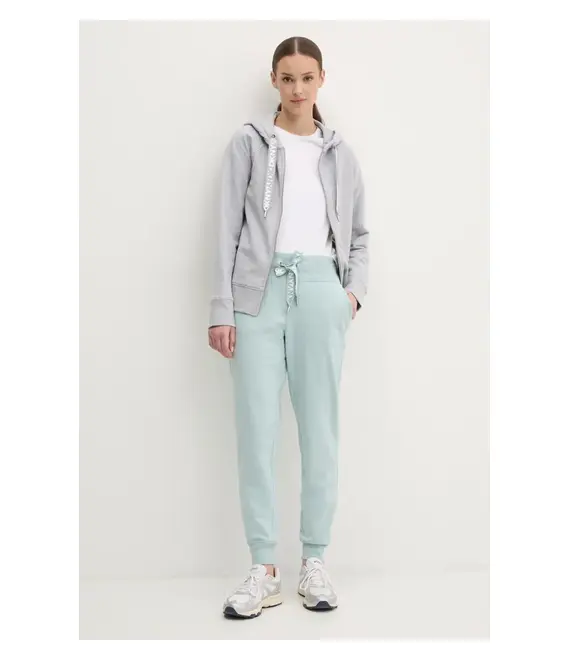 Μπλούζα Dkny χρώμα: γκρι, με κουκούλα, DP5J9510