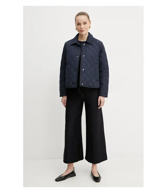 Μπουφάν Weekend Max Mara χρώμα: ναυτικό μπλε, 2515481021600