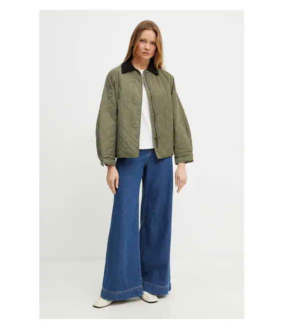 Μπουφάν από μίγμα μαλλιού Weekend Max Mara χρώμα: πράσινο, 2515481071600