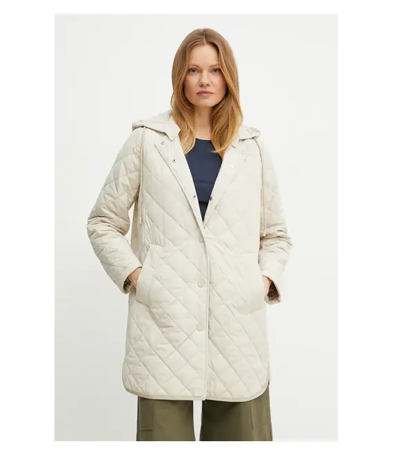Μπουφάν Weekend Max Mara χρώμα: μπεζ, 2515491011600