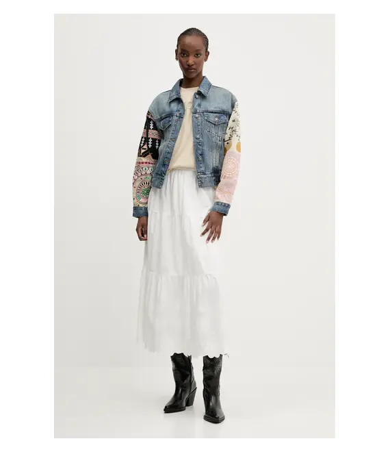 Μπουφάν Desigual CASSID χρώμα: μπλε, 25SWED59