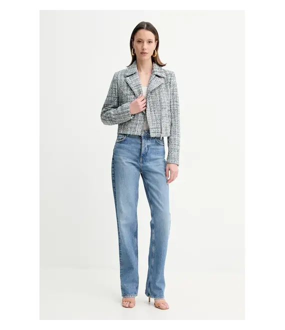 Μπουφάν Guess SADIE χρώμα: μπλε, W5GL35 WH7I0
