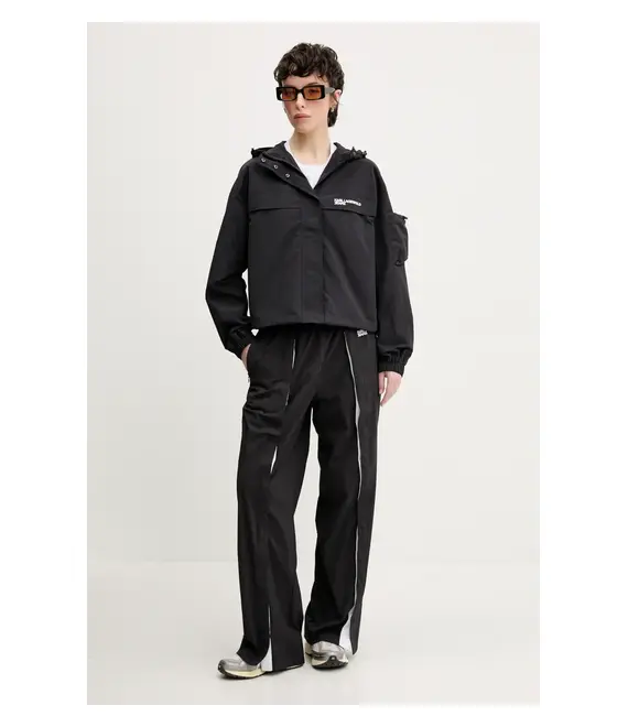Μπουφάν Karl Lagerfeld Jeans χρώμα: μαύρο, A2W15019