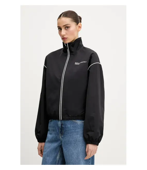 Μπουφάν Karl Lagerfeld Jeans χρώμα: μαύρο, A2W15015