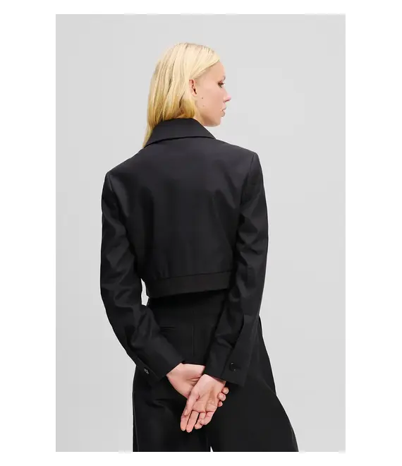 Μπουφάν Karl Lagerfeld χρώμα: μαύρο, A2W14006