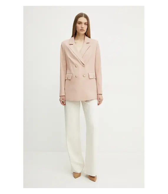 Σακάκι Guess χρώμα: πορτοκαλί, W5RN49 WGX02