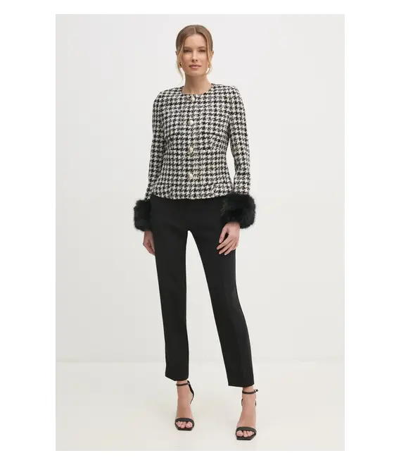 Σακάκι Marciano Guess χρώμα: μαύρο, 5RGN08 7278A