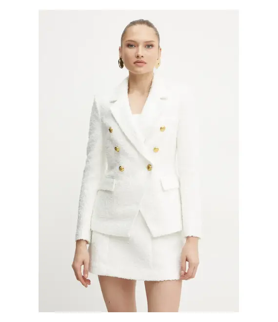Σακάκι Marciano Guess BOUCLE χρώμα: μπεζ, 5RGN20 7261A