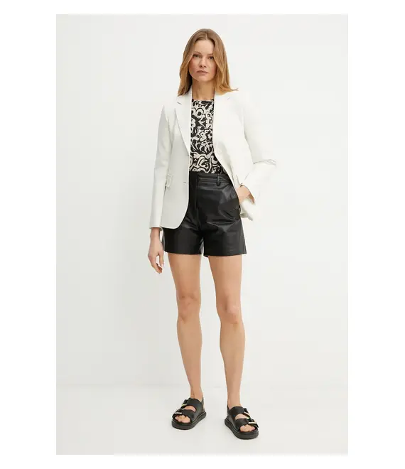 Σακάκι Weekend Max Mara χρώμα: μπεζ, 2515041041600