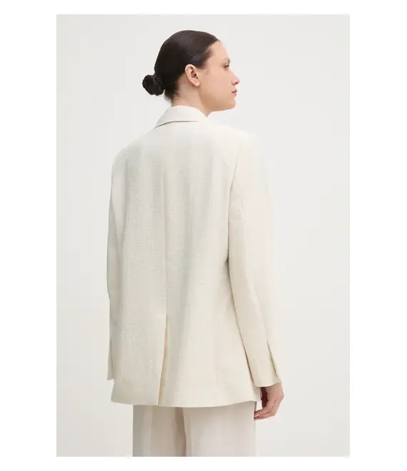 Σακάκι Calvin Klein χρώμα: μπεζ, K20K208240