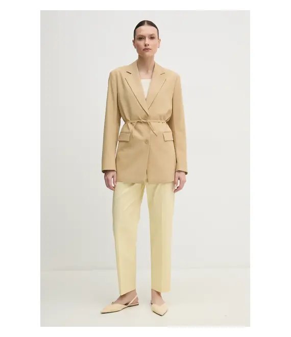Σακάκι Calvin Klein Jeans χρώμα: πράσινο, J20J225206