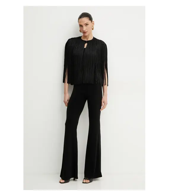 Σακάκι Herve Leger Icon χρώμα: μαύρο, FRI1456462