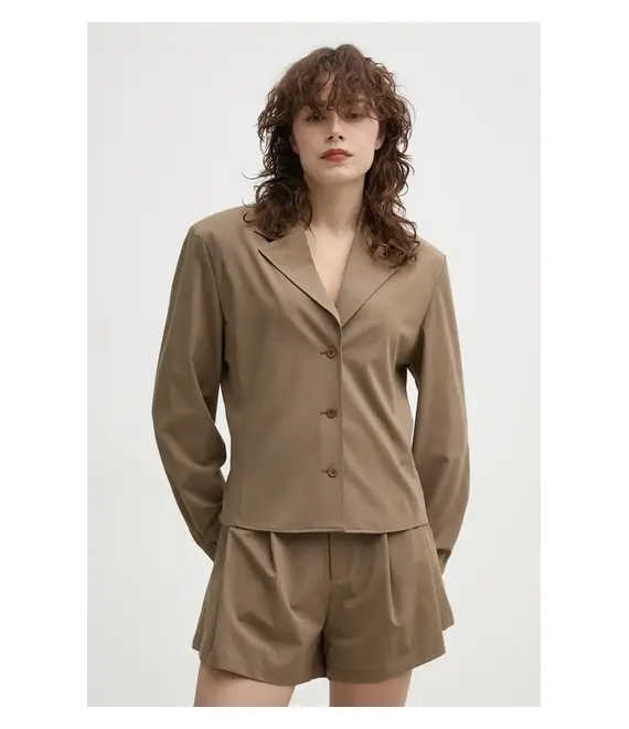 Σακάκι ISABELLE BLANCHE χρώμα: μπεζ, IS25SS-J002-T003