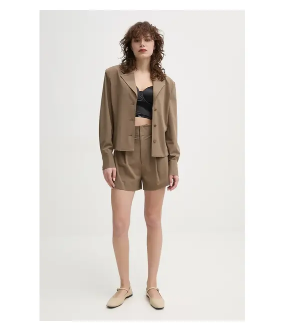 Σακάκι ISABELLE BLANCHE χρώμα: μπεζ, IS25SS-J002-T003