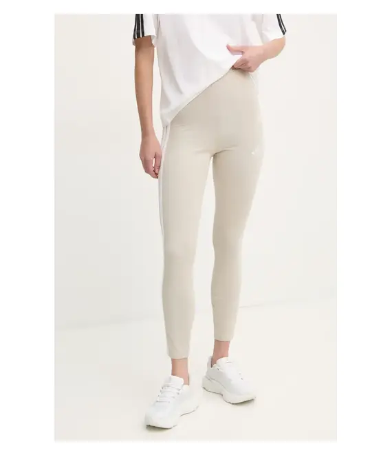 Κολάν adidas Essentials χρώμα: μπεζ, JE0073