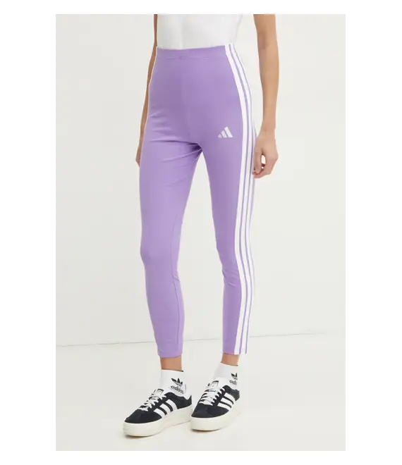 Κολάν adidas Essentials χρώμα: μοβ, JE0074