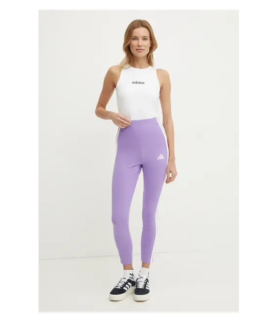 Κολάν adidas Essentials χρώμα: μοβ, JE0074