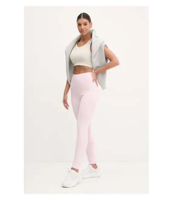 Κολάν adidas Essentials Linear χρώμα: ροζ, JD3156