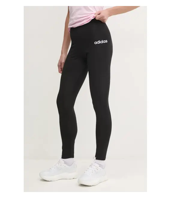 Κολάν adidas Essentials Linear χρώμα: μαύρο, JG8621