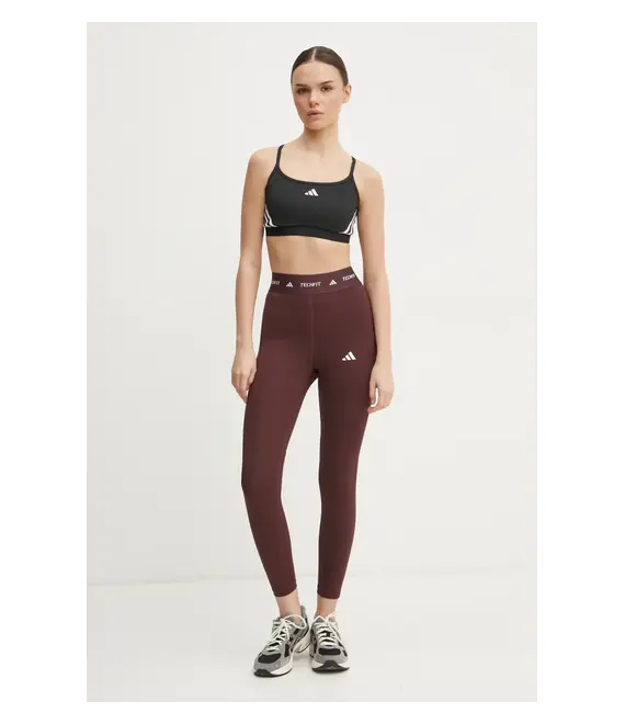 Κολάν προπόνησης adidas Performance Techfit χρώμα: μπορντό, JI5550