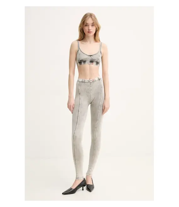 Κολάν Diesel ATHENA-DNM TROUSERS χρώμα: γκρι, A17571.0SHAN