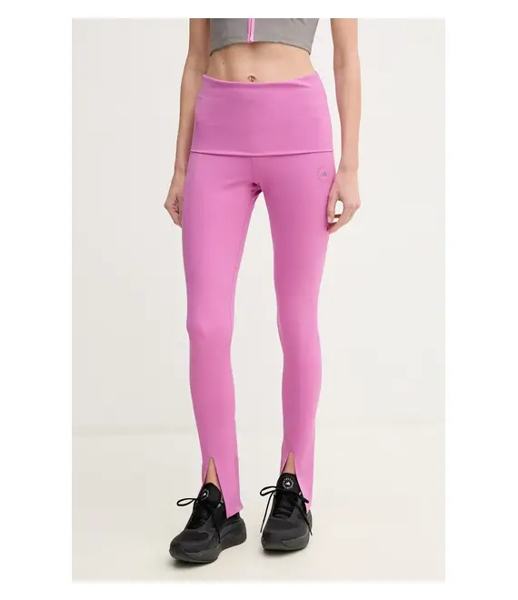 Κολάν προπόνησης adidas by Stella McCartney χρώμα: μοβ, JJ1629